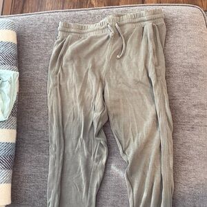 Free People Green Sweat Pants